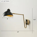 GobekUsa Duckbill Reading Light Metal Sconce - Adjustable Joint, Perfect for Single Bedroom