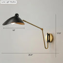 GobekUsa Duckbill Reading Light Metal Sconce - Adjustable Joint, Perfect for Single Bedroom