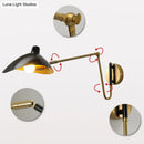 GobekUsa Duckbill Reading Light Metal Sconce - Adjustable Joint, Perfect for Single Bedroom