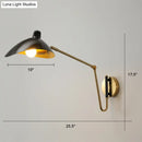 GobekUsa Duckbill Reading Light Metal Sconce - Adjustable Joint, Perfect for Single Bedroom