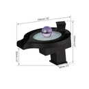 GobekUsa Brass LED Waterfall Basin Faucet, Chrome/Black Mixer for Bathroom Sink