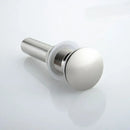 Black and chrome brushed nickel faucet sink drain – bathroom stopper by Decorbites