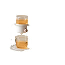 GobekUsa Glass Kung Fu Tea Pot for Tea and Coffee Brewing