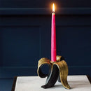 GobekUsa Golden Banana Candlestick Holder for Wedding Centerpieces and Home Decoration