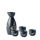 GobekUsa Ceramic Sake Liquor Dispenser Set - Yellow Wine Cup & Small Glass