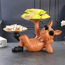 GobekUsa Bulldog Animal Figurine: Cool Dog Statue for Stylish Home Decor