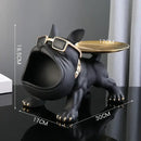 GobekUsa Bulldog Figurine Storage Box Resin Craft Home Decor Sculpture Ornament