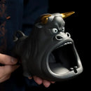 GobekUsa Cartoon Cow Ceramic Ashtray Home Decoration Gift for Boyfriend