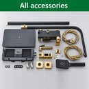 GobekUsa Brass LCD Thermostatic Mixer Shower Set with Bidet and Tub Spout