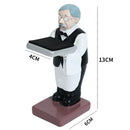 Black and iridescent purple cartoon bear watch stand bedroom decor by Decorbites