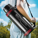 GobekUsa Insulated Stainless Steel Water Bottle Large Capacity Flask Outdoor Travel Cup