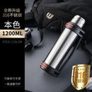 GobekUsa Insulated Stainless Steel Water Bottle Large Capacity Flask Outdoor Travel Cup