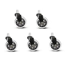 GobekUsa 3 Inch Rotatable Heavy Duty Soft Safety Office Chair Caster Roller