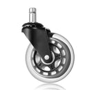 GobekUsa 3 Inch Rotatable Heavy Duty Soft Safety Office Chair Caster Roller