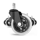 GobekUsa 3 Inch Rotatable Heavy Duty Soft Safety Office Chair Caster Roller