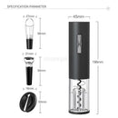 Black and silver electric corkscrew kit dining room wine opener by Decorbites