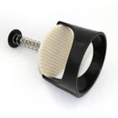 Black and white burger press kitchen meat maker with spring handle by Decorbites