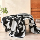 GobekUsa Camellia Knitted Blanket: Soft Spring/Summer Office Nap Sofa High-End Single Quilt