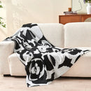 GobekUsa Camellia Knitted Blanket: Soft Spring/Summer Office Nap Sofa High-End Single Quilt