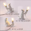 GobekUsa Cat Resin Table Lamp for Children's Bedroom and Home Decor