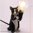 GobekUsa Cat Resin Table Lamp for Children's Bedroom Decor