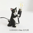 GobekUsa Cat Resin Table Lamp for Children's Bedroom and Home Decor