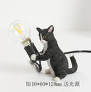 GobekUsa Cat Resin Table Lamp for Children's Bedroom and Home Decor