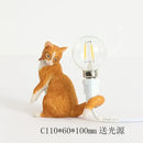 GobekUsa Cat Resin Table Lamp for Children's Bedroom and Home Decor