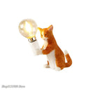 GobekUsa Cat Resin Table Lamp for Children's Bedroom and Home Decor