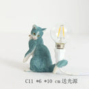 GobekUsa Cat Resin Table Lamp for Children's Bedroom and Home Decor