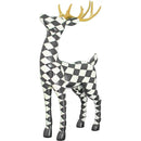 Black and White Checkered Reindeer by Lee Display