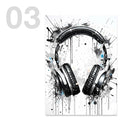 GobekUsa Black and White Game Controller Wall Art
