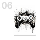 GobekUsa Black and White Game Controller Wall Art