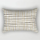 Black and white geometric wave line pillowcase set bedroom decor by Decorbites