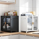 GobekUsa Kitchen Cupboard Storage Rack with Dustproof Cover Organizing Dish Box