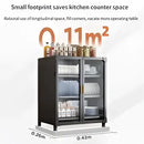 GobekUsa Kitchen Cupboard Storage Rack with Dustproof Cover Organizing Dish Box
