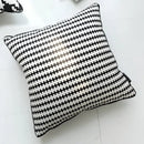 Black and white hounds tooth cushion cover living room throw pillow by Decorbites