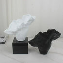 GobekUsa Irregular Resin Flower Vase Home Decor Floral Arrangement Sculpture