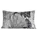 GobekUsa Jungle Plant Raccoon Embroidered Throw Pillow Cover for Couch Sofa Bed