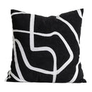 GobekUsa Jungle Plant Raccoon Embroidered Throw Pillow Cover for Couch Sofa Bed
