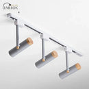 GobekUsa Nordic Tubular Metallic Spotlight with Wood Cap