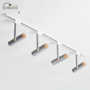 GobekUsa Nordic Tubular Metallic Spotlight with Wood Cap