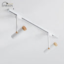 GobekUsa Nordic Tubular Metallic Spotlight with Wood Cap