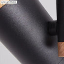GobekUsa Nordic Tubular Metallic Spotlight with Wood Cap