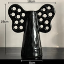 GobekUsa Elephant Ceramic Vase with Artificial Flowers for Home Decor