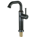 GobekUsa Black Antique Brass Basin Faucet - Hot/Cold Mixer for Bathroom Sink Aesthetics