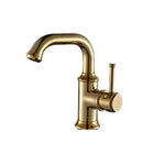 GobekUsa Black Antique Brass Basin Faucet - Hot/Cold Mixer for Bathroom Sink Aesthetics