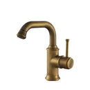 GobekUsa Black Antique Brass Basin Faucet - Hot/Cold Mixer for Bathroom Sink Aesthetics