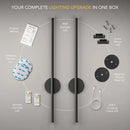 GobekUsa Black Battery Operated Wall Sconces (SET OF 2)