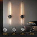 GobekUsa Black Battery Operated Wall Sconces (SET OF 2)